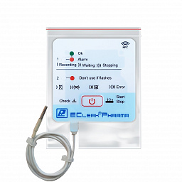 Автономный терморегистратор EClerk-Pharma-NFC-I-e с функцией термоиндикатора
