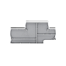 MTP-PD1.5. Заглушка для двухуровневых клемм push-in, 1.5 мм², серая (уп. 20 шт.)