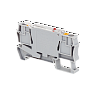 MTP-4F220. Клемма push-in с держателем предохранителя, 4 мм², индикация 220В
