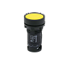 MTB7-EA51. Кнопка плоская желтая, 1NO, IP54, пластик