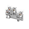 MTP-D1.5. Клемма push-in двухуровневая, 1.5 мм², серая