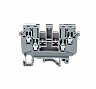 MTU-FO4. Клемма винтовая четырехпроводная,  4 мм², серая