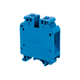 MTU-35BL. Клемма винтовая проходная, 35 мм², синяя