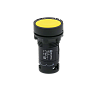 MTB7-EH55. Кнопка плоская желтая с фиксацией, 1NO+1NC, IP54, пластик