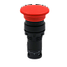MTB7-EC42. Кнопка грибовидная красная, Ø 40 мм, 22 мм, 1NC, IP54, пластик