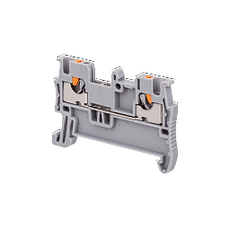MTP-1.5. Клемма push-in проходная, 1.5 мм², серая