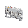 MTP-4F220. Клемма push-in с держателем предохранителя, 4 мм², индикация 220В