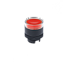 MTB2-EW34. Головка кнопки с подсветкой красный, пластик