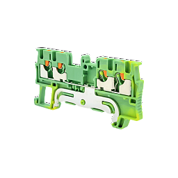MTP-FO1.5PE. Клемма push-in четырехпроводная "Земля", 1.5 мм²