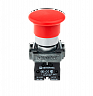 MTB2-BCZ124. Кнопка грибовидная 1NC без фиксации, красный, 40 мм, металл