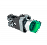 MTB2-BK2363. Переключатель с подсветкой, с фиксацией, 220V AC/DC, зеленый, 2 положения, 1NO