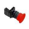 MTB5-AT42. Кнопка грибовидная "тяни-толкай", красная, 40 мм, 1NC, IP65, пластик