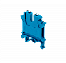 MTU-4BL. Клемма винтовая проходная, 4 мм², синяя