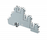 MTU-TR2.5. Клемма винтовая трехуровневая, 2.5 мм², серая