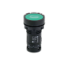 MTB7-EA31541. Кнопка плоская зеленая, маркировка "II", 1NO, IP54, пластик