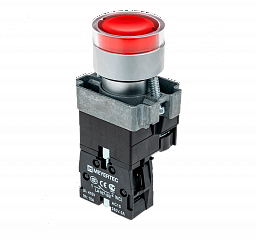 MTB2-BW3461. Кнопка с подсветкой красная 24V 1NC