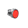 MTB4-BW346C. Головка кнопки с подсветкой, красная, IP65, металл