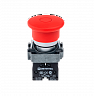MTB2-BTZ124. Кнопка грибовидная тяни-толкай, 1NC красный 40 мм