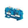 MTP-16BL. Клемма push-in проходная,16 мм², синяя