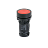 MTB7-EH45. Кнопка плоская красная с фиксацией, 1NO+1NC, IP54, пластик