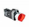 MTB2-BK2461. Переключатель с подсветкой, с фиксацией, 24V AC/DC, красный, 2 положения, 1NC