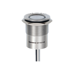 MT-TS2210ZB. Кнопка сенсорная без подсветки, Ø22 мм, NO, с фиксацией, NPN, IP68