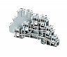 MTU-TR2.5. Клемма винтовая трехуровневая, 2.5 мм², серая