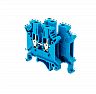 MTU-2.5BL. Клемма винтовая проходная, 2.5 мм², синяя