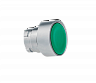MTB2-BA3. Головка кнопки плоская, зеленый, металл