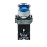 MTB2-BW3663. Кнопка с подсветкой синяя, 220V 1NO