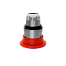 MTB4-BS54C. Головка кнопки, грибовидная аварийной остановки, возврат поворотом, красная, 40 мм, IP65, металл