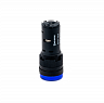 MT16-D66. Сигнальная лампа 16мм, синий, 220V AC