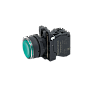 MTB5-AW33711. Кнопка зеленая с подсветкой, 1NO, 24V AC/DC, IP65, пластик