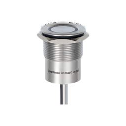 MT-TS2210NR. Кнопка сенсорная с подсветкой (-/красная), Ø22 мм, NO, возврат, PNP, 24В DC, IP68