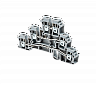 MTU-TR2.5. Клемма винтовая трехуровневая, 2.5 мм², серая