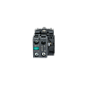 MTB5-AK33711. Переключатель  на 3 положения с фиксацией и подсветкой, зеленый, 1NO, 24V AC/DC, IP65, пластик