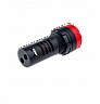 MT22-SM220. Зуммер с подсветкой, 80дБ, красный, 220V AС, IP40, пластик