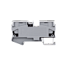 MTS-16. Клемма пружинная проходная, 16 мм², серая