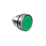 MTB4-BA3C. Головка кнопки, плоская, зеленая, IP65, металл