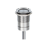 MT-TS1910ZBRG. Кнопка сенсорная с подсветкой (красная/зеленая), Ø19 мм, NO, с фиксацией, NPN, 24В DC, IP68