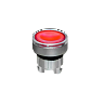 MTB4-BW346C. Головка кнопки с подсветкой, красная, IP65, металл