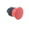 MTB2-EC4. Головка грибовидная без фиксации, красный, 40 мм, пластик