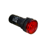 MT22-SM220E. Зуммер с подсветкой, 80дБ, красный, 220V AС, IP65, пластик