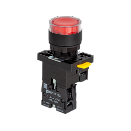 MTB2-EW34621. Кнопка красная с подсветкой, 1NС, 24V AC/DC, IP54, пластик