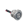 MT-PS22P0131GR. Пьезокнопка, Ø22 мм, подсветка кольцом (зеленая/красная), 5-проводная (общий катод), NC, возврат, 24В AC/DC, IP68
