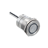 MT-TS2210ZGR. Кнопка сенсорная с подсветкой (зеленая/красная), Ø22 мм, NO, с фиксацией, PNP, 24В DC, IP68