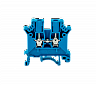 MTU-2.5BL. Клемма винтовая проходная, 2.5 мм², синяя