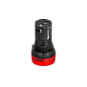 MT22-SA34. Сигнальная LED лампа, красный, 220V AC/DC IP65